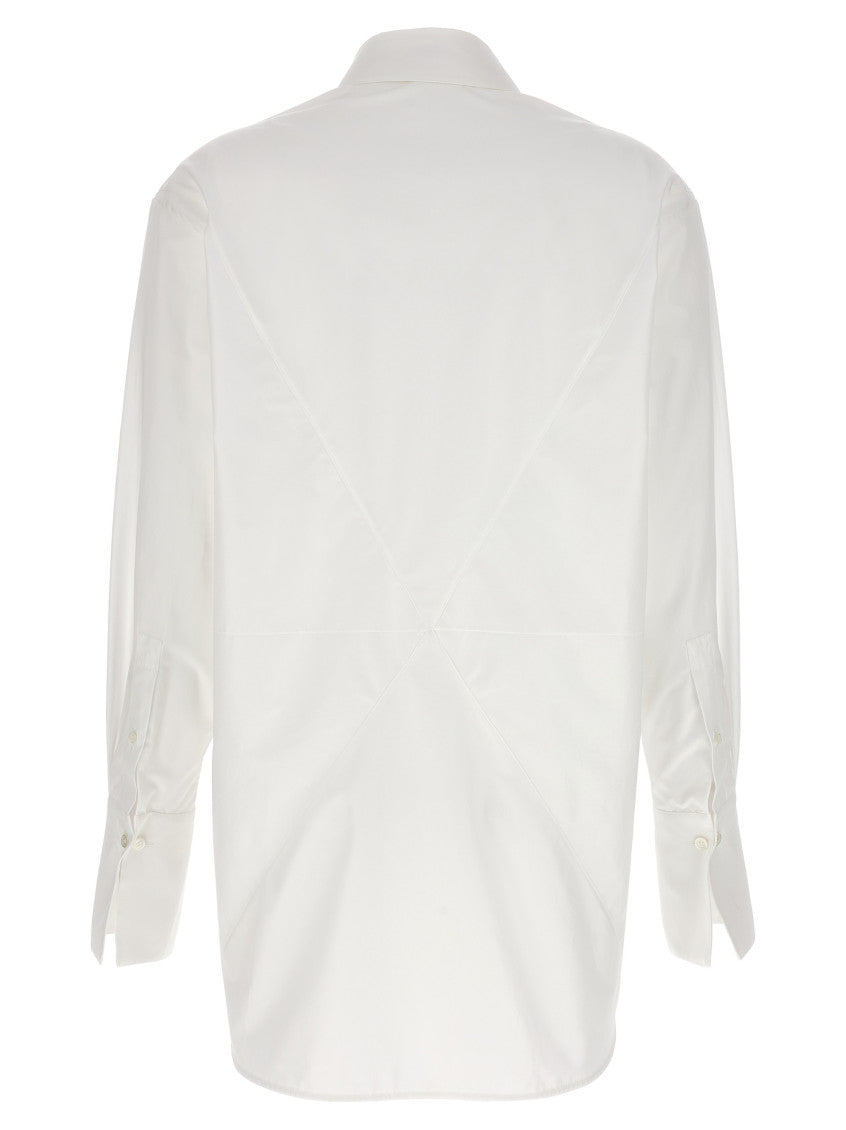 White Puzzle Fold Shirt 2