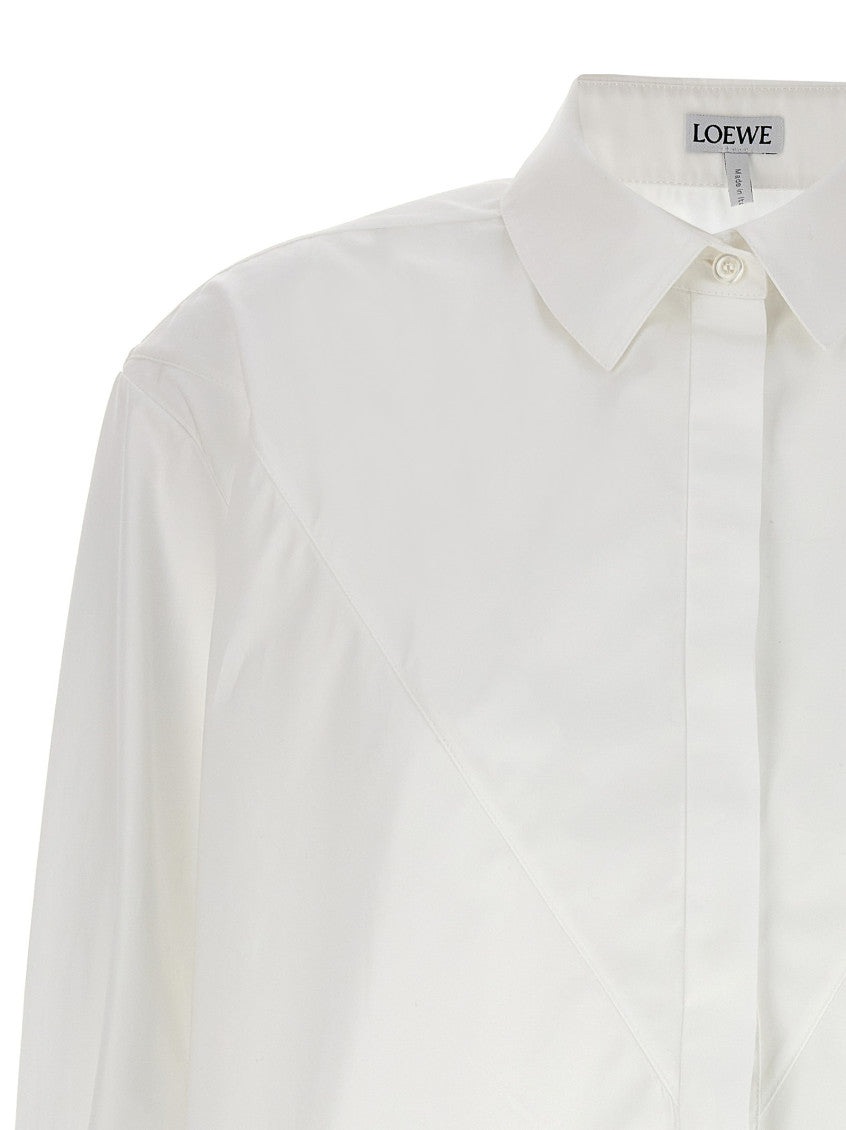 White Puzzle Fold Shirt 3