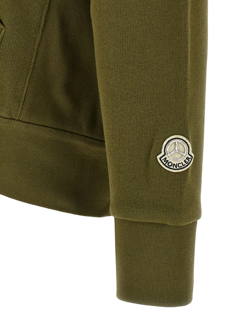 Green Long Sleeve Logo Hoodie 4