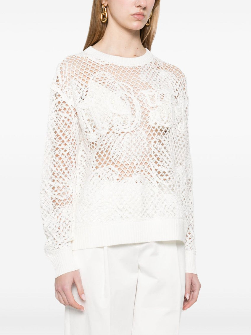 White Embroidered cotton top 4