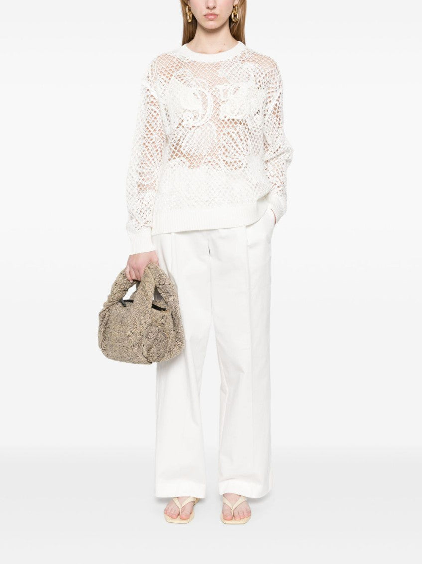 White Embroidered cotton top 5