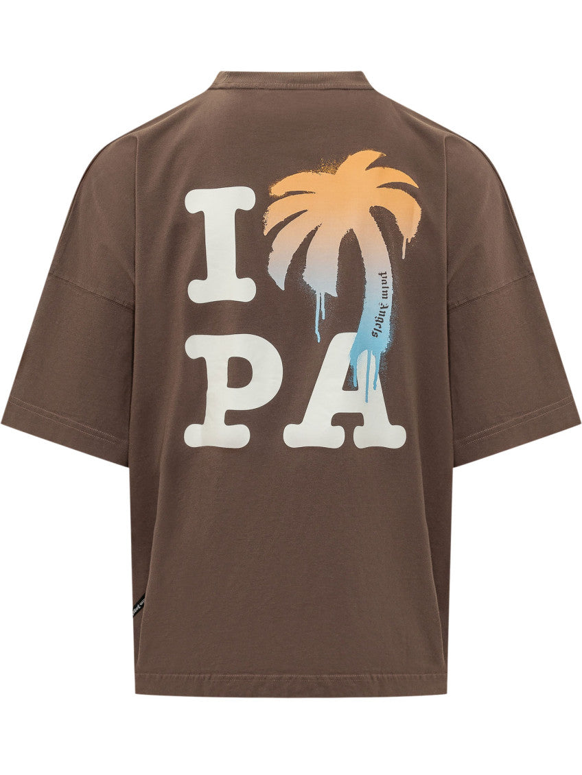 Dark Brown Crew Neck T-Shirt 2