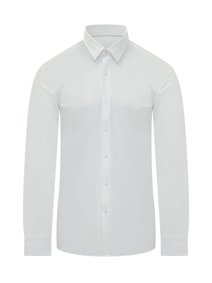 White Regular Solid Shirt 1