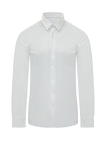 White Regular Solid Shirt 1