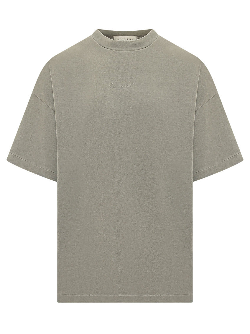 Light Green Embroidery T-Shirt 1