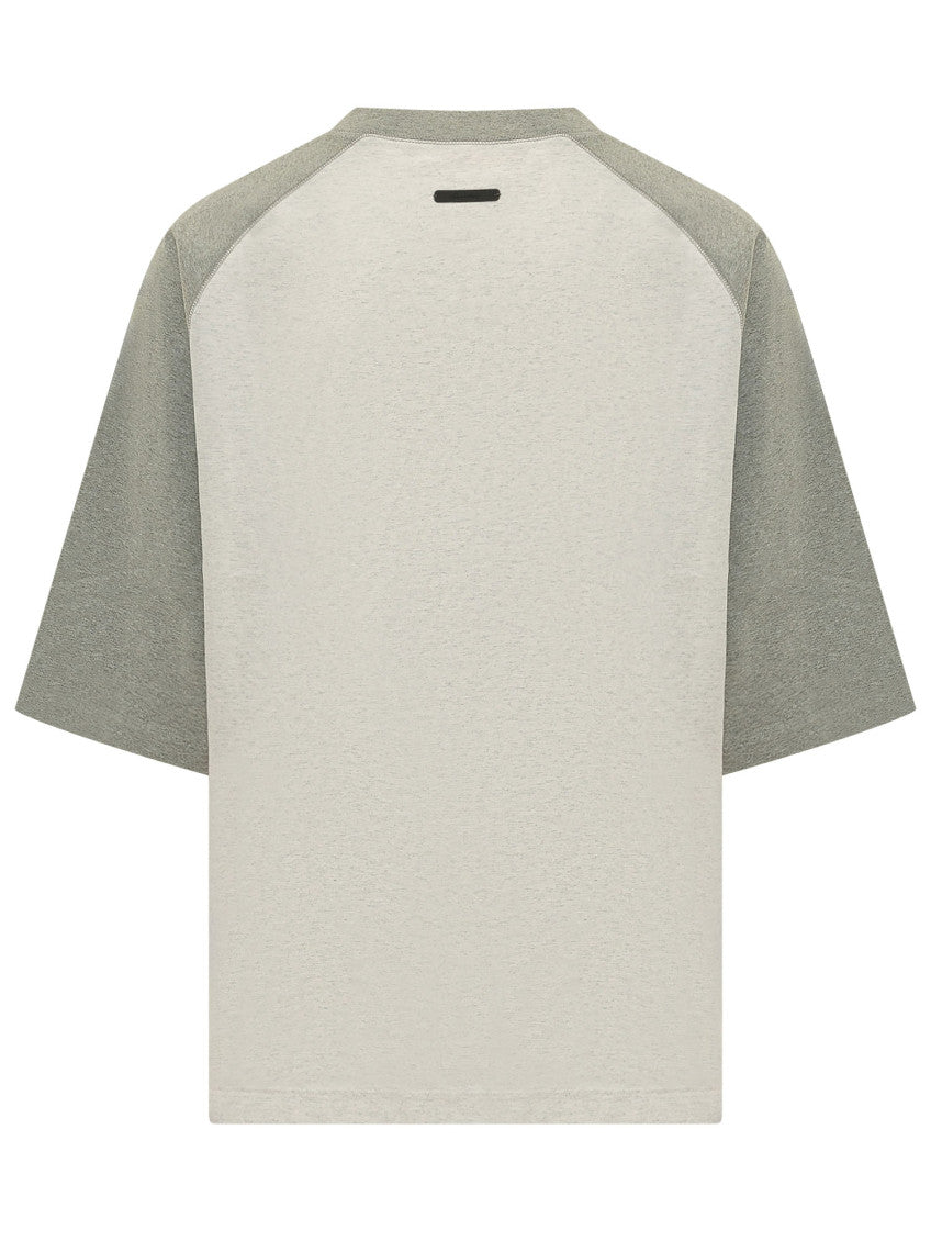 Light Grey Crew Neck T-Shirt 2