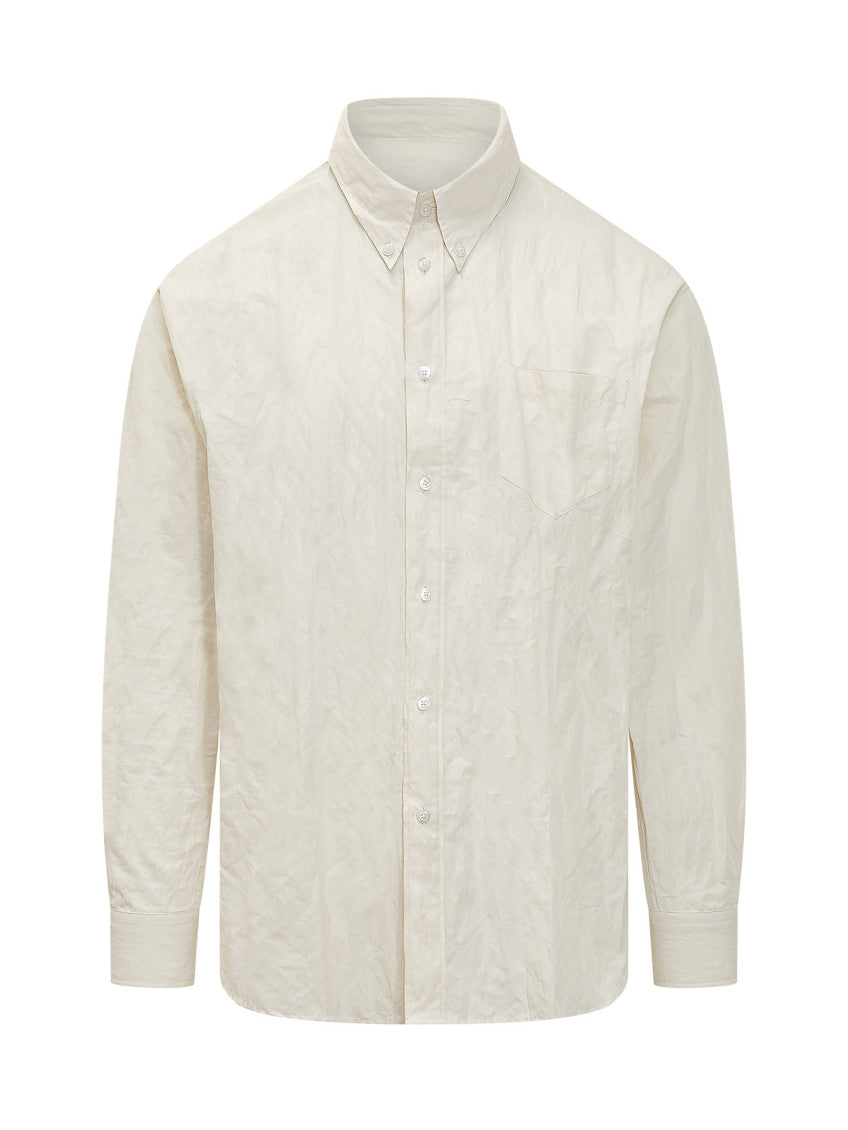Off White Relaxed Solid Shirt 1