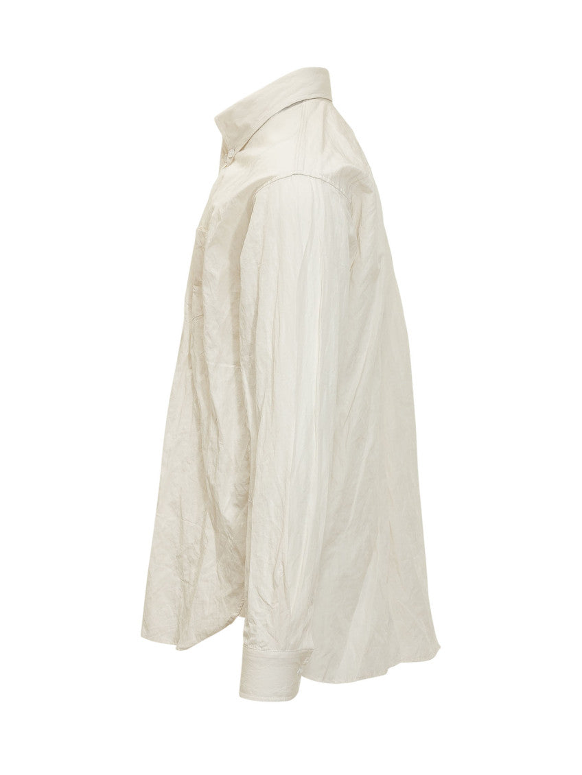 Off White Relaxed Solid Shirt 2
