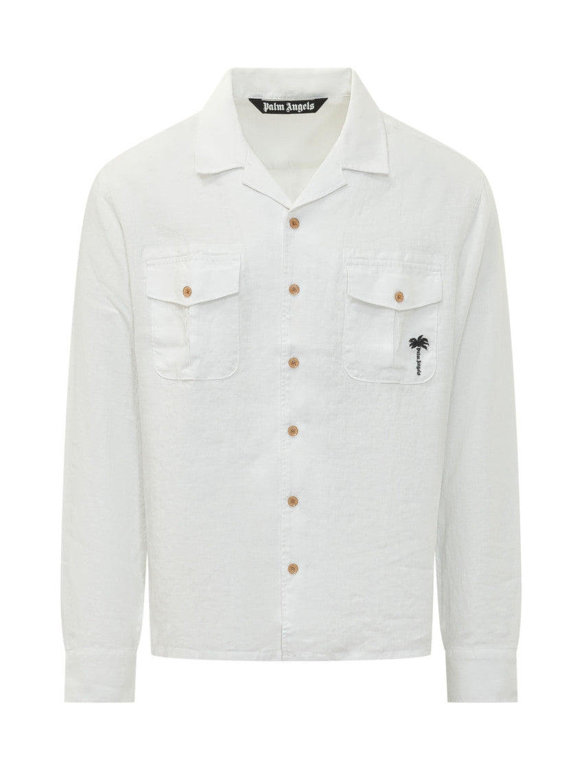 White Regular Solid Shirt 1