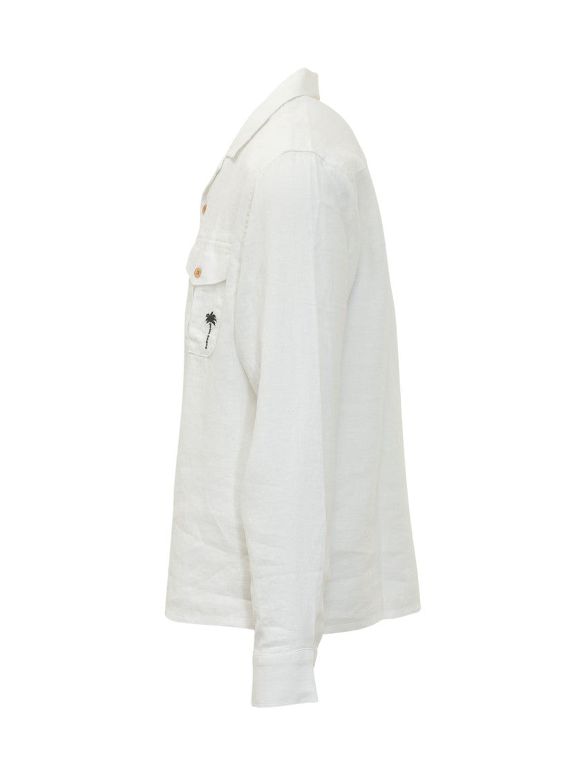 White Regular Solid Shirt 2