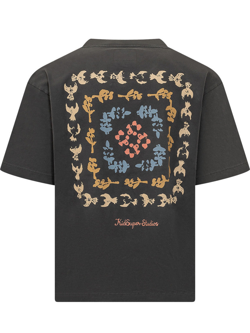 Black Logo Crew Neck T-Shirt 2