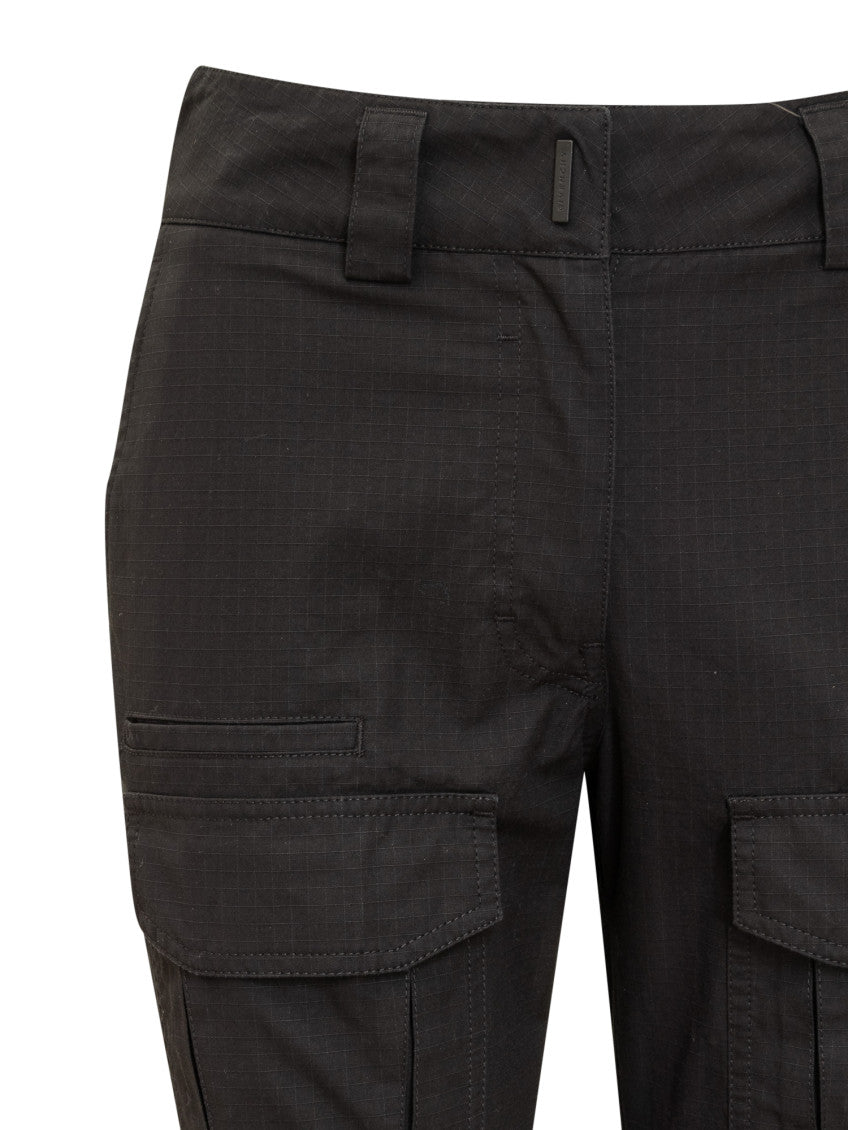 Black Flared Cargos Pants 4