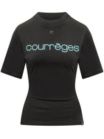 Black Logo Crew Neck T-Shirt 1