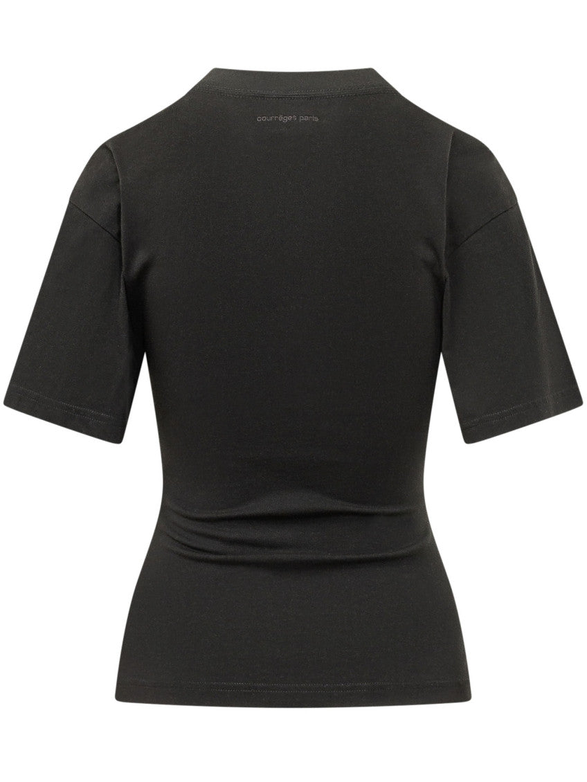 Black Logo Crew Neck T-Shirt 2