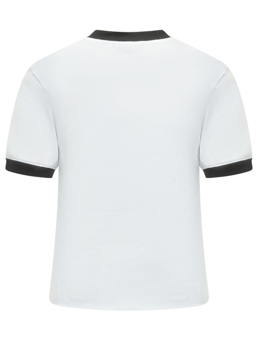 White Graphic Crew Neck T-Shirt 2