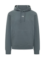 Grey Solid Hood Sweatshirt 1