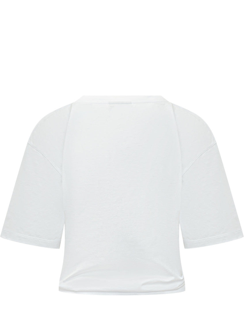 White Graphic Crew Neck T-Shirt 2