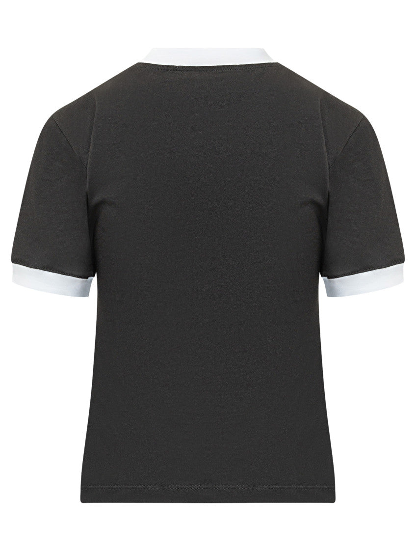 Black Logo Crew Neck T-Shirt 2