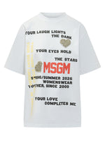 White Graphic Crew Neck T-Shirt 1
