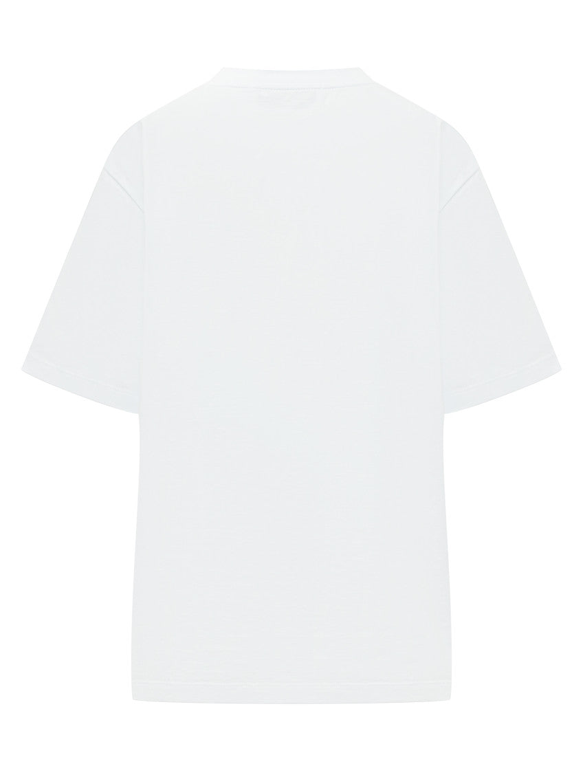 White Graphic Crew Neck T-Shirt 2