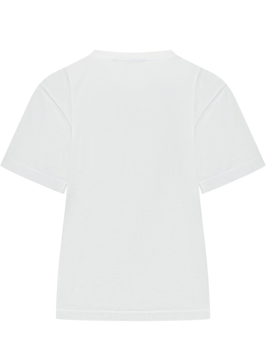 White Graphic Crew Neck T-Shirt 2