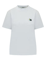 White Logo Crew Neck T-Shirt 1