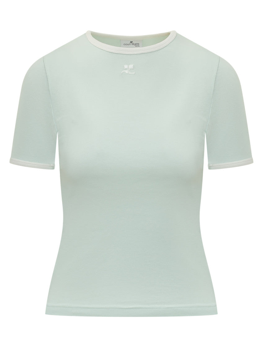 Green Logo Crew Neck T-Shirt 1