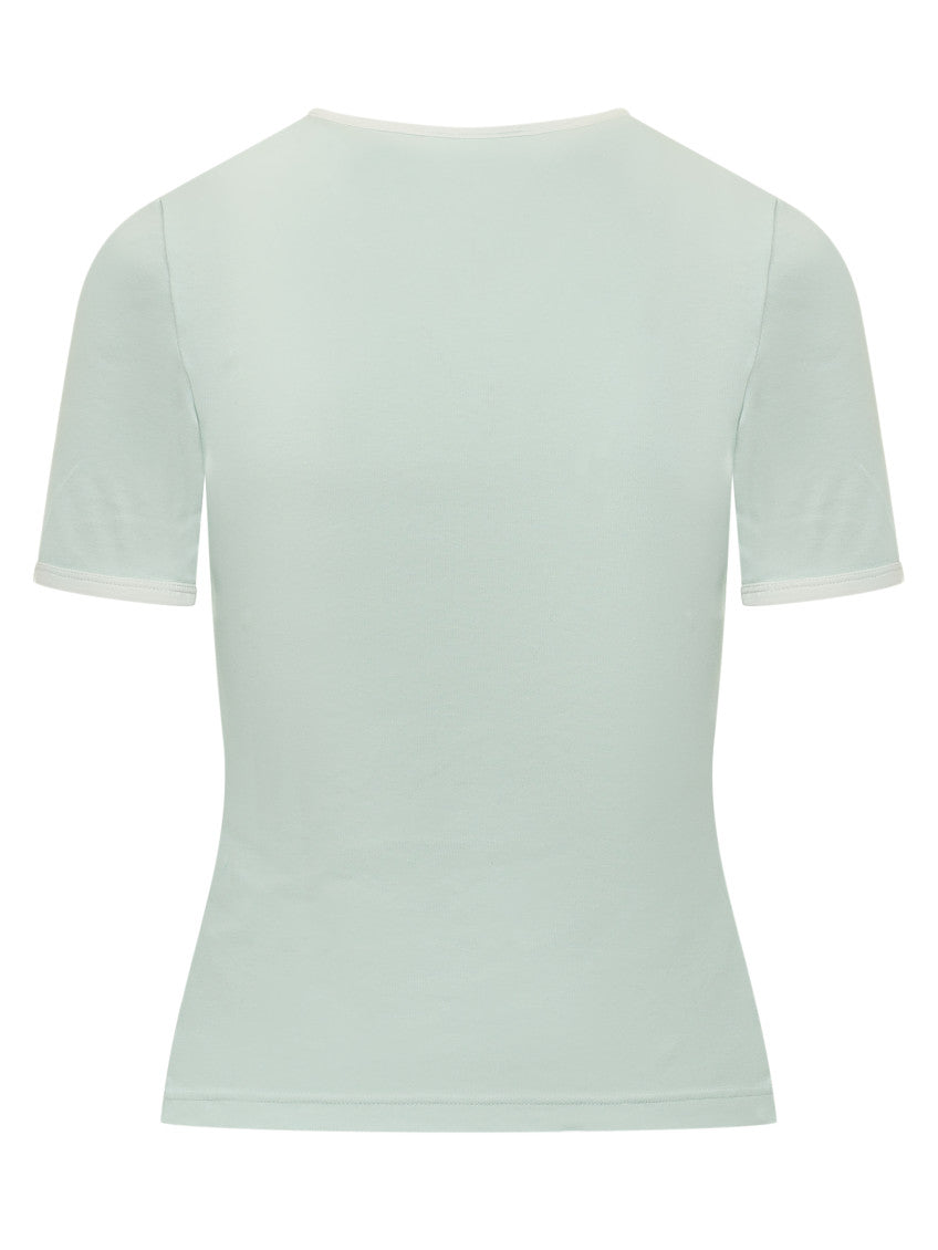 Green Logo Crew Neck T-Shirt 2