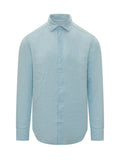 Sky Blue Regular Solid Shirt 1