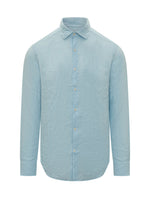 Sky Blue Regular Solid Shirt 1
