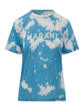 Blue Tie-Dye Crew Neck T-Shirt 1