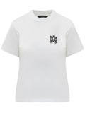 White Logo Crew Neck T-Shirt 1