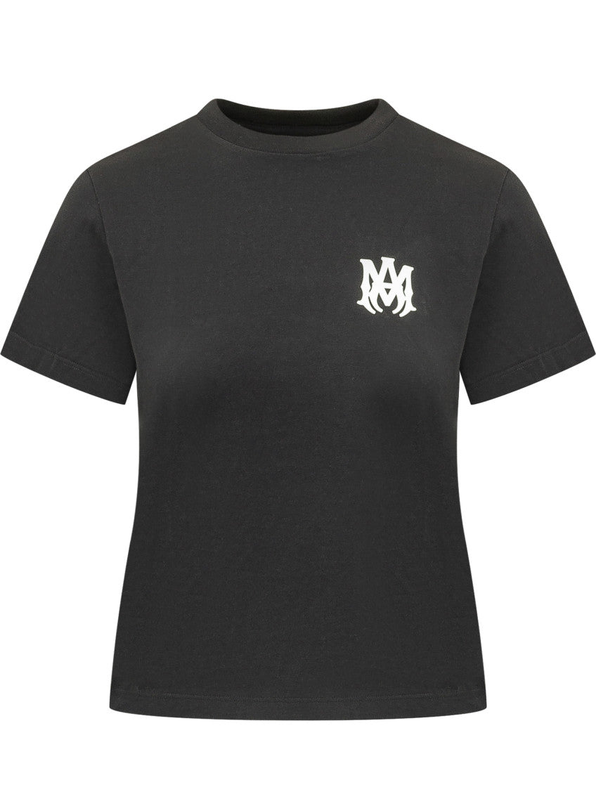 Black Logo Crew Neck T-Shirt 1
