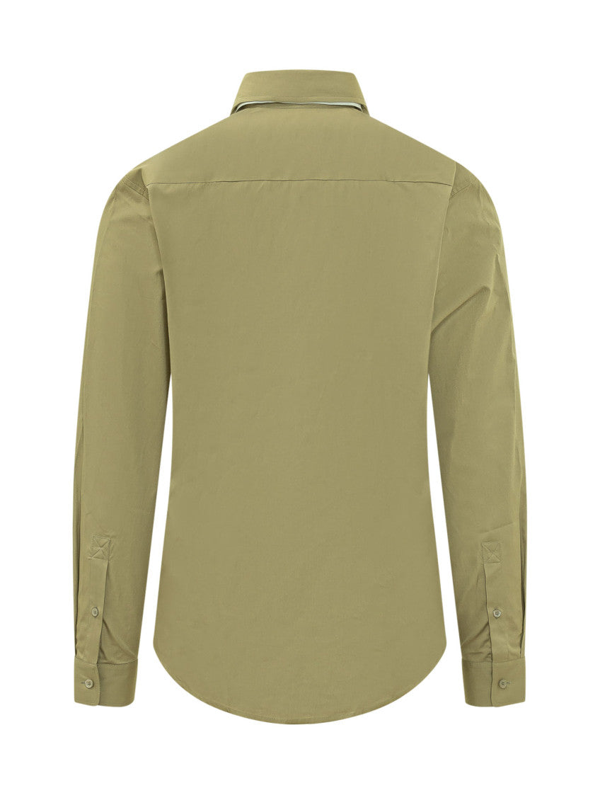 Green Regular Solid Shirt 3