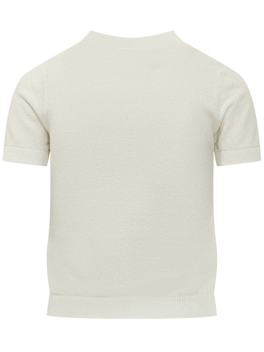 White Graphic Crew Neck T-Shirt 2