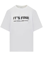 White Graphic Crew Neck T-Shirt 1