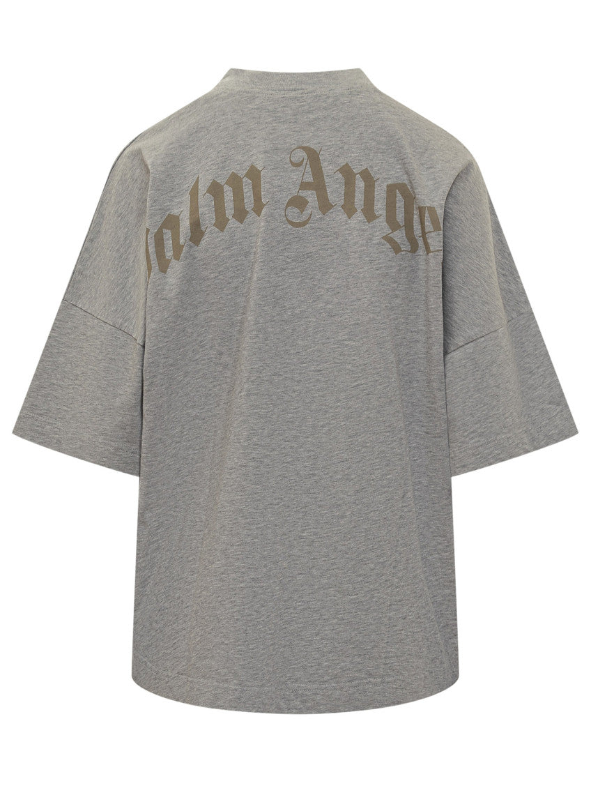 Grey Logo Round Neck T-Shirt 2