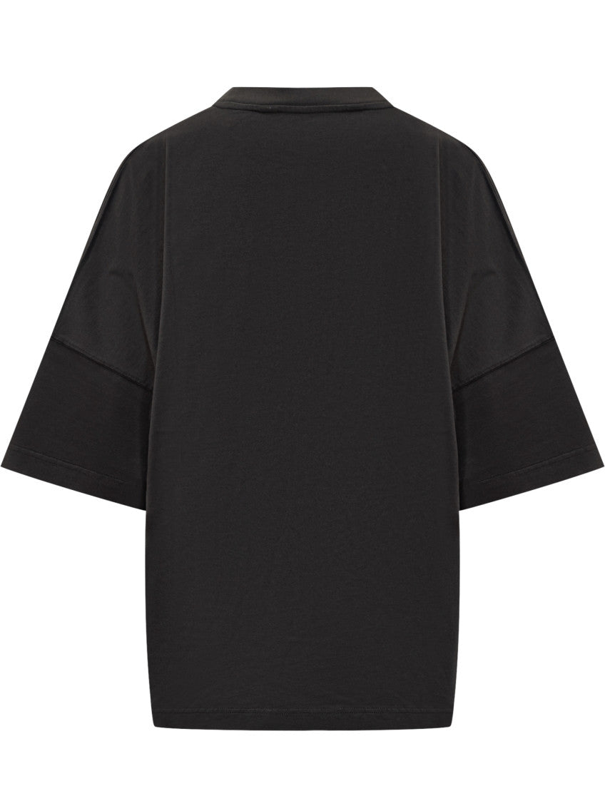 Black Logo Crew Neck T-Shirt 2