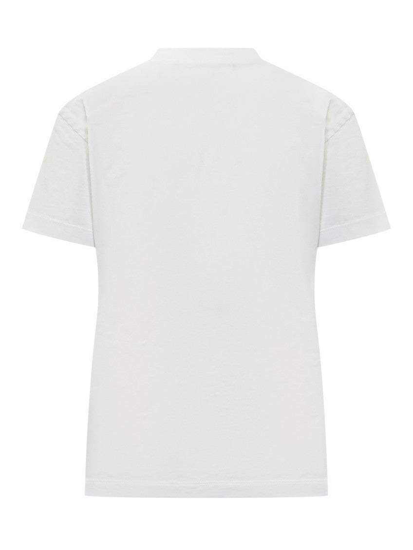 White Graphic Crew Neck T-Shirt 2