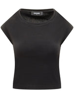 Black Round Neck T-Shirt 1