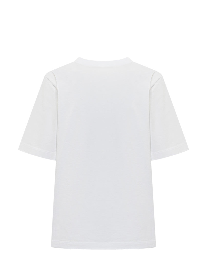 White Logo Crew Neck T-Shirt 2