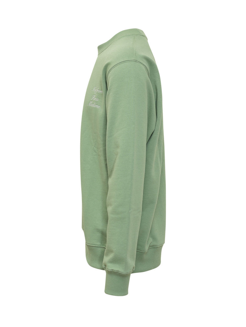 Green Crew Neck Sweatshirt 2