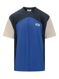 Blue Block Crew Neck T-Shirt 1