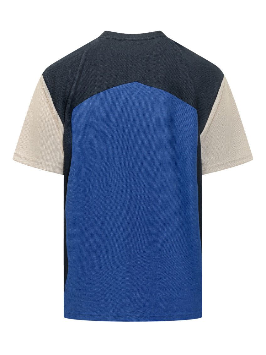 Blue Block Crew Neck T-Shirt 2