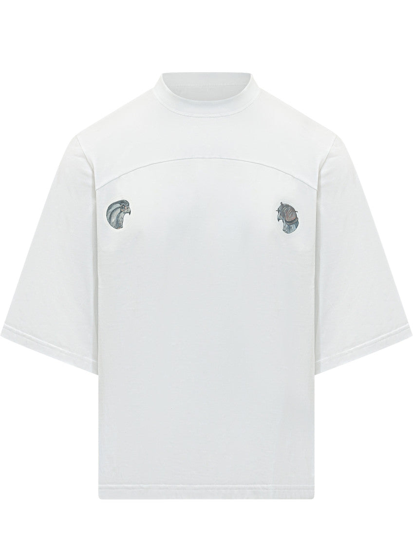 White Crew Neck T-Shirt 1