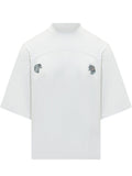 White Crew Neck T-Shirt 1