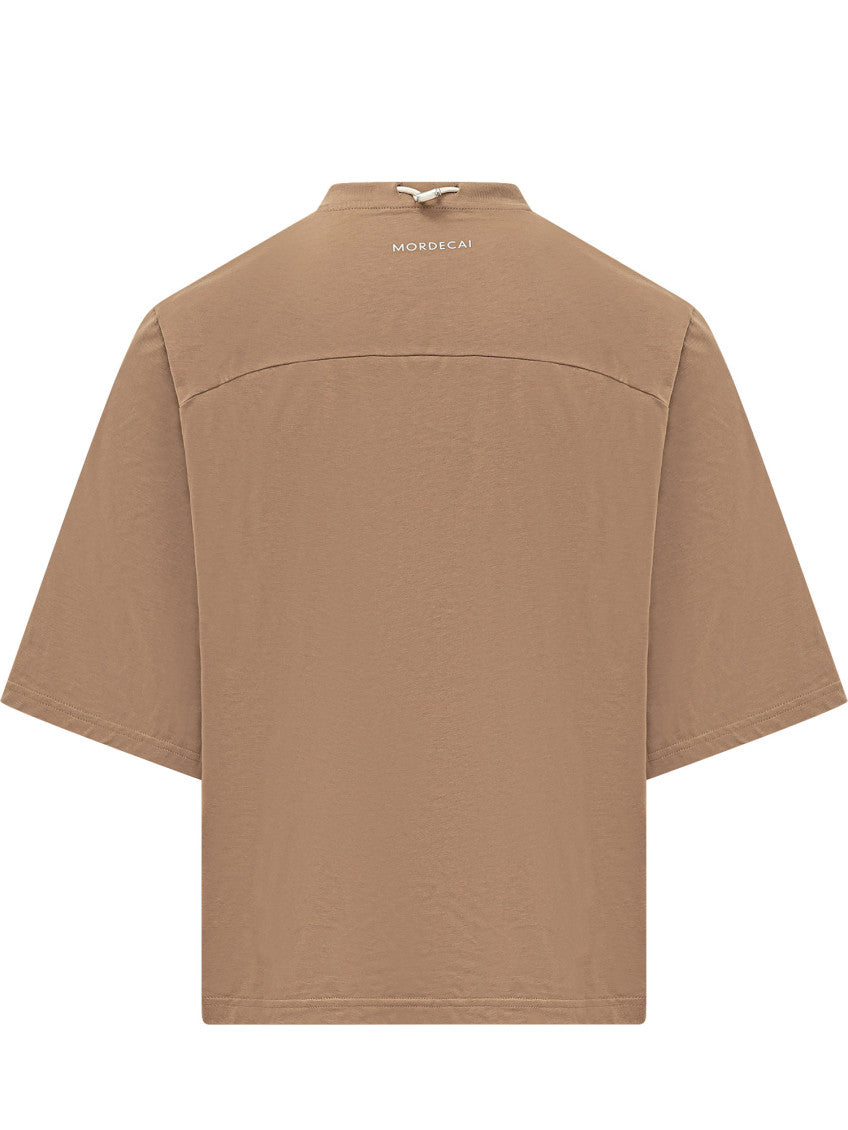 Brown Round Neck T-Shirt 2