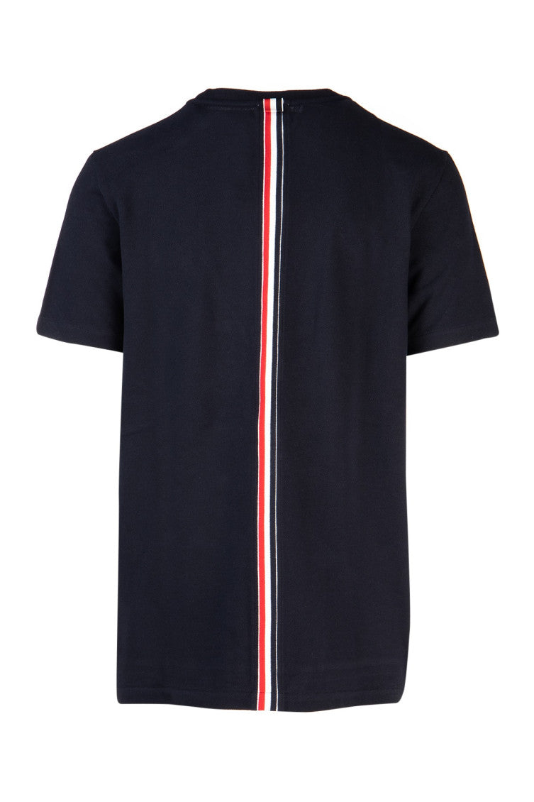 Blue Striped cotton T-Shirt 2