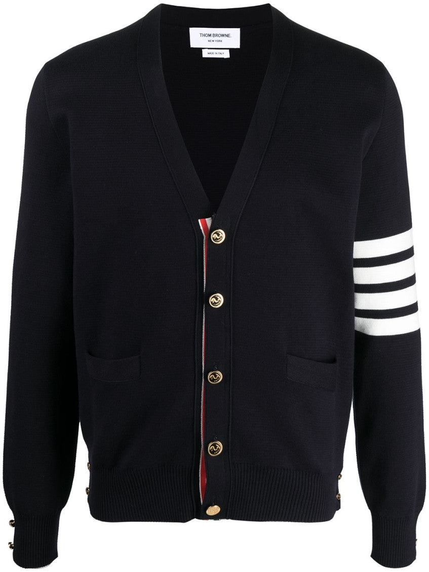 Navy Blue Cotton Cardigan 1