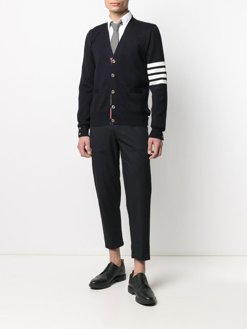 Navy Blue Cotton Cardigan 2